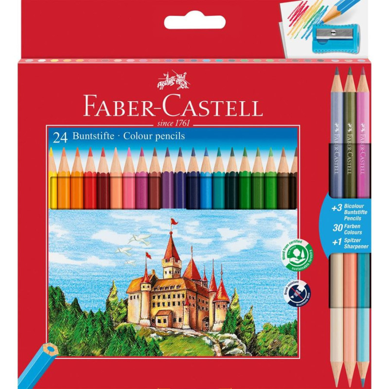 Faber-Castell 110324 pastello colorato 24 pz
