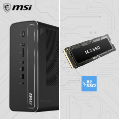 MSI Pro MAX EDGE AI+ 11M-005EU Copilot+ PC AMD Ryzen AI Max+ 395 128 GB LPDDR5x-SDRAM 2 TB SSD Windows 11 Pro Mini PC PC Nero