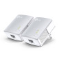 TP-Link PA411KIT 500 Mbit/s Collegamento ethernet LAN Bianco 2 pz TP-Link PA411KIT 500 Mbit/s Collegamento ethernet LAN Bianco 2 pz