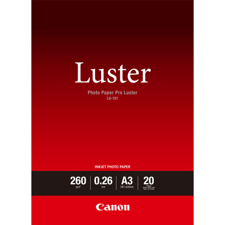 Canon Carta fotografica Luster PRO LU-101 A3 - 20 fogli