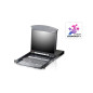 ATEN Switch KVM over IP LCD a due binari Multi-Interface Cat 5 a 8 porte per 1 accesso condiviso locale/remoto
