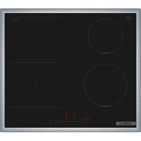 Bosch Serie 6 PVS645HB1E Piano cottura a induzione 60 cm CombInduction Nero