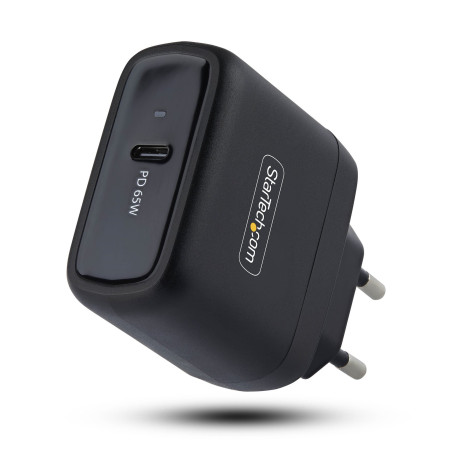 StarTech.com Caricatore USB-C da Parete 65W, GaN, Alimentatore per Dell, XPS, HP ProBook, MacBook Pro e Microsoft Surface Pro,