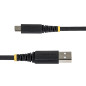 StarTech.com Cavo di Ricarica USB-A a USB-C da 2m, 15W (3A), Guaina con Doppio Strato Intrecciato in Nylon/TPE, Robusto Cavetto StarTech.com Cavo di Ricarica USB-A a USB-C da 2m, 15W (3A), Guaina con Doppio Strato Intrecciato in Nylon/TPE, Robusto Cavetto