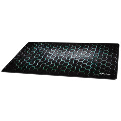 Sharkoon SKILLER SGP30 Tappetino per mouse per gioco da computer Nero, Verde