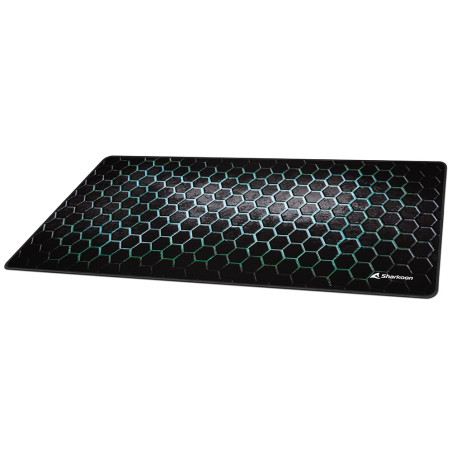 Sharkoon SKILLER SGP30 Tappetino per mouse per gioco da computer Nero, Verde