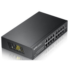 Zyxel GS1100-16 Non gestito Gigabit Ethernet (10/100/1000) Nero