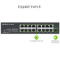 Zyxel GS1100-16 Non gestito Gigabit Ethernet (10/100/1000) Nero