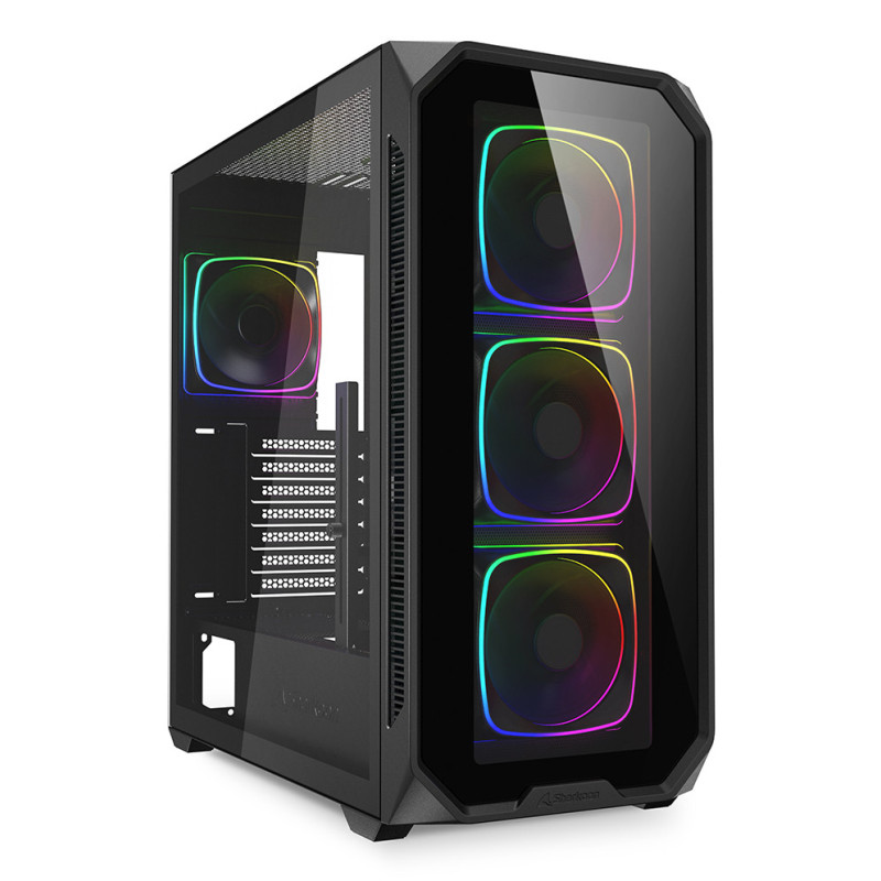 Sharkoon AK5G RGB Midi Tower Nero Sharkoon AK5G RGB Midi Tower Nero
