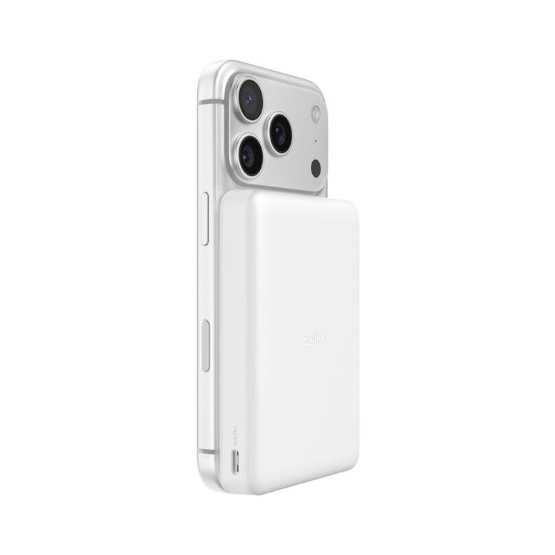Belkin BPD015HQWH batteria portatile 10000 mAh Carica wireless Bianco Belkin BPD015HQWH batteria portatile 10000 mAh Carica wireless Bianco