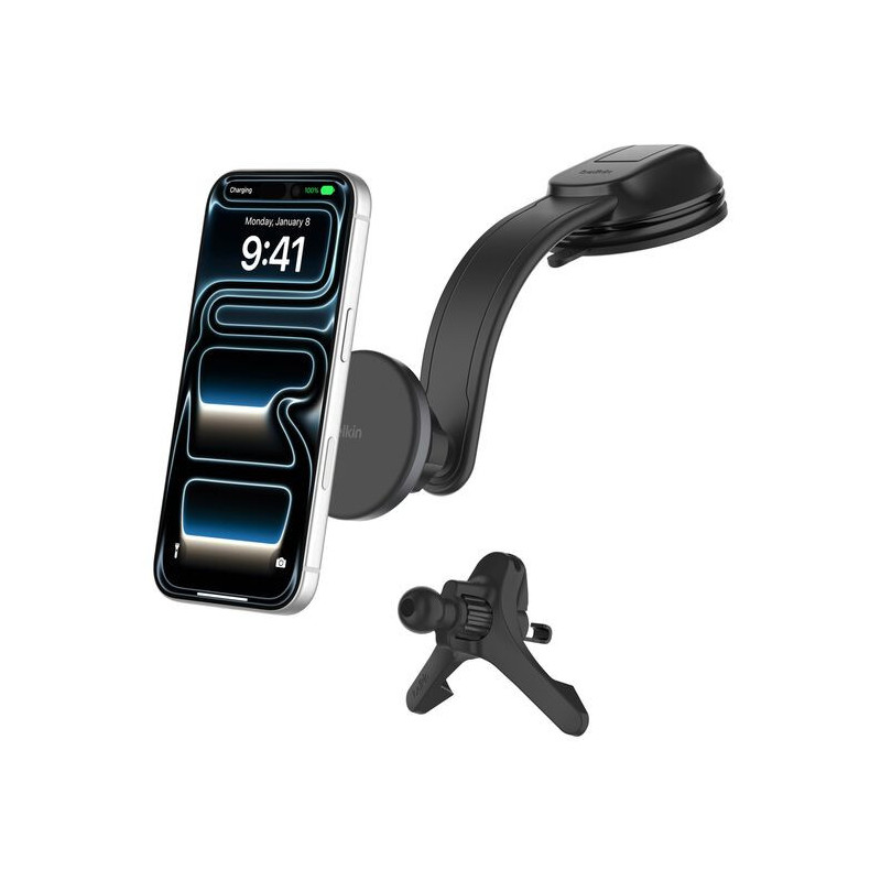 Belkin BoostCharge Supporto attivo Telefono cellulare/smartphone Nero