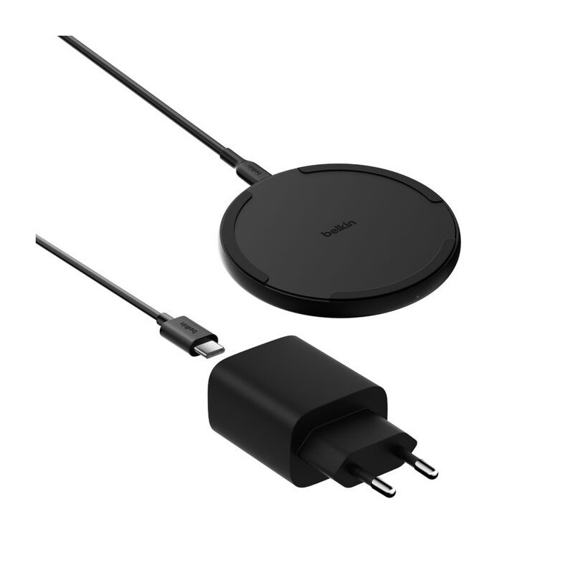 Belkin WIA012kqBK Smartphone Nero AC Carica wireless Ricarica rapida Interno Belkin WIA012kqBK Smartphone Nero AC Carica wireless Ricarica rapida Interno
