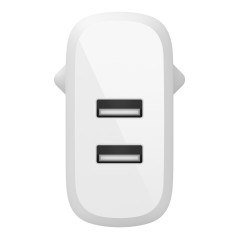Belkin CARICABATTERIE 2 PORTE USBA, CAVO USB-A A LIGH. 1M