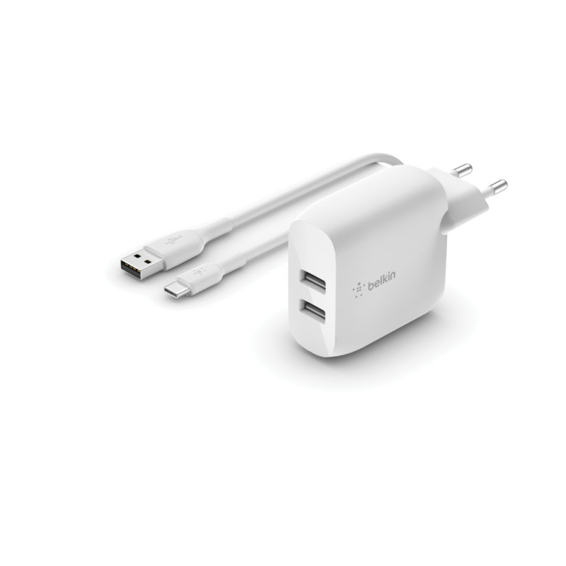 Belkin WCE001VF1MWH Caricabatterie per dispositivi mobili Universale Bianco AC Interno Belkin WCE001VF1MWH Caricabatterie per dispositivi mobili Universale Bianco AC Interno