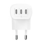 Belkin CARICABATTERIA BOOSTCHARGE DA PARETE A 3 PORTE USB