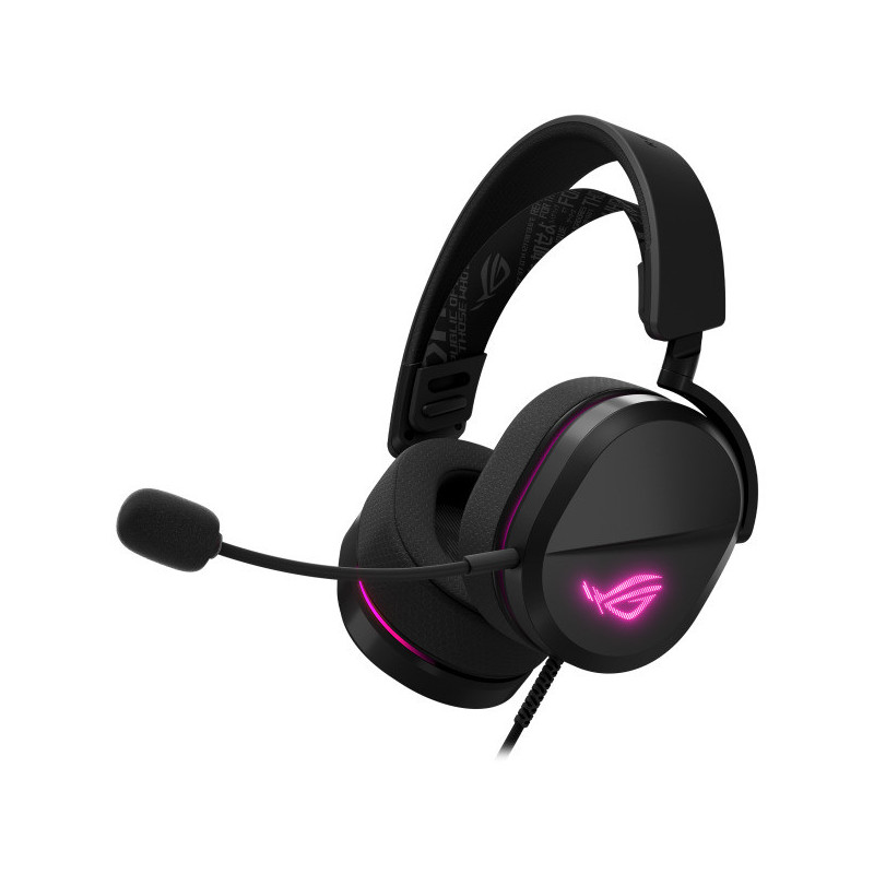 ASUS ROG Pelta Core Auricolare Cablato A Padiglione Gaming USB Type-C / USB Type-A Nero ASUS ROG Pelta Core Auricolare Cablato A Padiglione Gaming USB Type-C / USB Type-A Nero