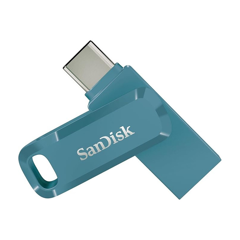 SanDisk Ultra Dual Drive Go USB 64GB unità flash USB USB Type-A / USB Type-C 3.2 Gen 1 (3.1 Gen 1) Blu