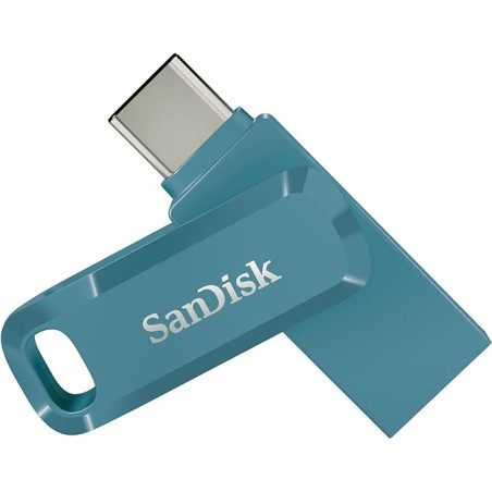 SanDisk Ultra Dual Drive Go USB 64GB unità flash USB USB Type-A USB Type-C 3.2 Gen 1 (3.1 Gen 1) Blu