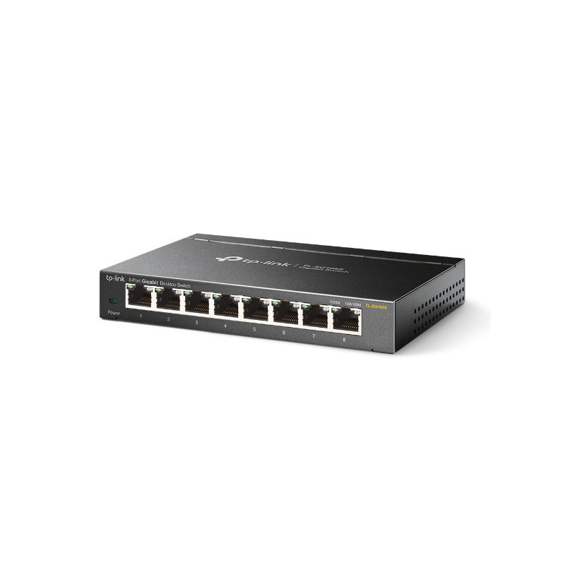 TP-Link Omada TL-SG108S switch di rete Non gestito Gigabit Ethernet (10/100/1000) Nero