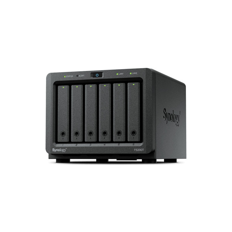 Synology FS200T server NAS e di archiviazione Desktop Intel® Celeron® J4125 4 GB DDR4 Nero Synology FS200T server NAS e di archiviazione Desktop Intel® Celeron® J4125 4 GB DDR4 Nero