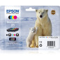 Epson Polar bear Multipack 26 (4 colori: NCMG) C13T26164010 Epson Polar bear Multipack 26 (4 colori: NCMG) C13T26164010
