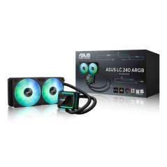 ASUS LC 240 ARGB Processore Raffreddatore di liquidi tutto in uno 12 cm Nero 1 pz