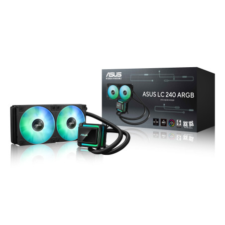 ASUS LC 240 ARGB Processore Raffreddatore di liquidi tutto in uno 12 cm Nero 1 pz