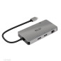 CLUB3D CSV-1593 replicatore di porte e docking station per laptop USB 3.2 Gen 1 (3.1 Gen 1) Type-C Metallico