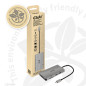 CLUB3D CSV-1593 replicatore di porte e docking station per laptop USB 3.2 Gen 1 (3.1 Gen 1) Type-C Metallico