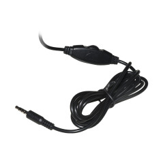 LINK Cuffia Con Microfono Orientabile, Connettore 1 X 3,5 Mm E Controllo Volume