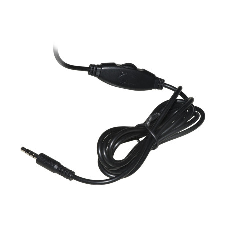 LINK Cuffia Con Microfono Orientabile, Connettore 1 X 3,5 Mm E Controllo Volume