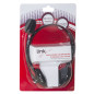 LINK Cuffia Con Microfono Orientabile, Connettore 1 X 3,5 Mm E Controllo Volume