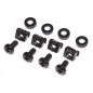 LINK Listello Guidacavi Forato Per Armadi 19" (1 Unita') Nero Con 5 Ganci LINK Listello Guidacavi Forato Per Armadi 19" (1 Unita') Nero Con 5 Ganci