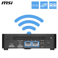 MSI Cubi NUC TWG N250 BB USFF Nero Intel SoC BGA 1264 3,8 GHz