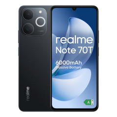 realme Note 70T 17,1 cm (6.74") Doppia SIM Android 15 4G USB tipo-C 4 GB 128 GB 6000 mAh Nero