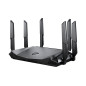 MSI RadiX AX6600 WiFi 6 Tri-Band router wireless Gigabit Ethernet Banda tripla (2.4 GHz/5 GHz/5 GHz) Nero MSI RadiX AX6600 WiFi 6 Tri-Band router wireless Gigabit Ethernet Banda tripla (2.4 GHz/5 GHz/5 GHz) Nero