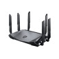 MSI RadiX AX6600 WiFi 6 Tri-Band router wireless Gigabit Ethernet Banda tripla (2.4 GHz/5 GHz/5 GHz) Nero MSI RadiX AX6600 WiFi 6 Tri-Band router wireless Gigabit Ethernet Banda tripla (2.4 GHz/5 GHz/5 GHz) Nero