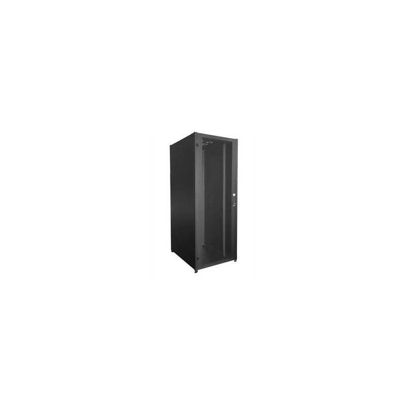 LINK Armadio Rack Per Reti 19" 42U (A)2002, (L)800, (P)1000 Colore Nero Porta Traforata Serie Eavi
