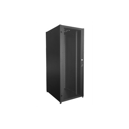 LINK Armadio Rack Per Reti 19" 42U (A)2002, (L)800, (P)1000 Colore Nero Porta Traforata Serie Eavi