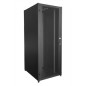 LINK Armadio Rack Per Reti 19" 42U (A)2002, (L)800, (P)1000 Colore Nero Porta Traforata Serie Eavi