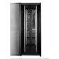 LINK Armadio Rack Per Reti 19" 42U (A)2002, (L)800, (P)1000 Colore Nero Porta Traforata Serie Eavi