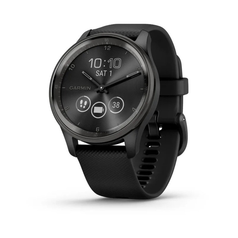 Garmin vivomove Trend LCD 40 mm Ibrido 254 x 346 Pixel Touch screen Nero GPS (satellitare)