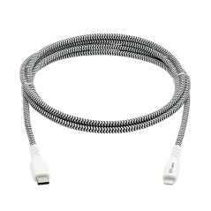 Tripp Lite M102-003-HD cavo Lightning 0,91 m Nero, Bianco