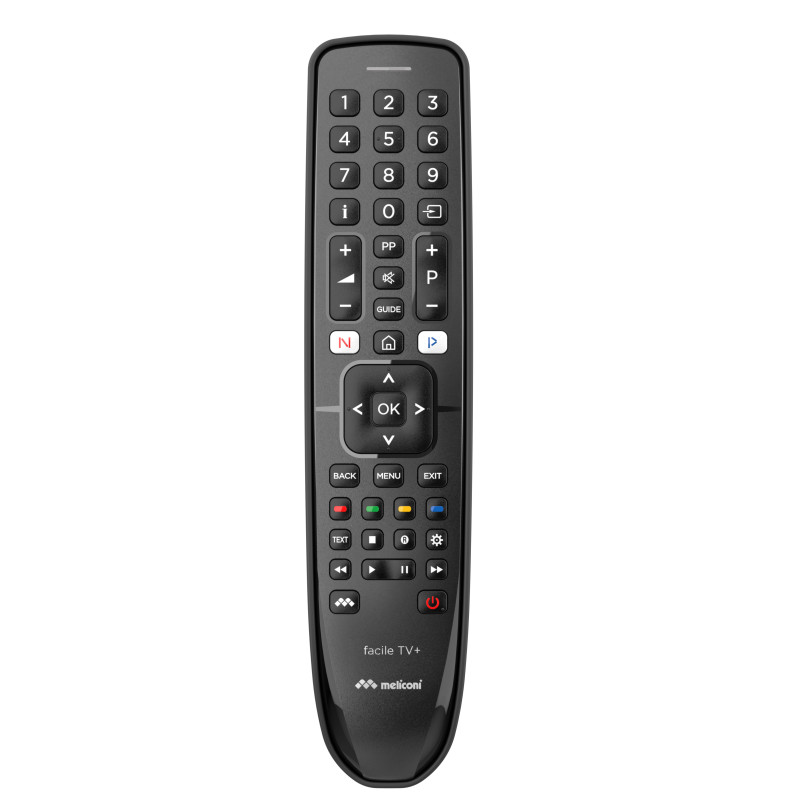 Meliconi Gumbody Facile TV+ telecomando RF Wireless Pulsanti