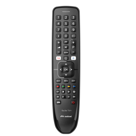 Meliconi Gumbody Facile TV+ telecomando RF Wireless Pulsanti
