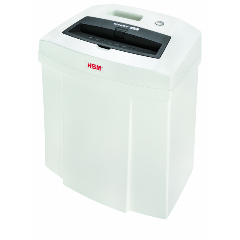 HSM Securio C14 - 3.9 mm distruggi documenti Taglio a striscia 60 dB 22,5 cm Nero, Bianco