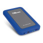 Hamlet USB 3.0 Mirror Disk box esterno per hard disk SATA 2,5'' blu