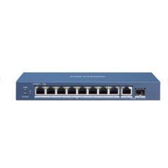 Hikvision DS-3E0510P-E M switch di rete Non gestito L2 Gigabit Ethernet (10 100 1000) Supporto Power over Ethernet (PoE) Blu