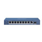 Hikvision DS-3E0510P-E/M switch di rete Non gestito L2 Gigabit Ethernet (10/100/1000) Supporto Power over Ethernet (PoE) Blu Hikvision DS-3E0510P-E/M switch di rete Non gestito L2 Gigabit Ethernet (10/100/1000) Supporto Power over Ethernet (PoE) Blu