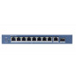 Hikvision DS-3E0510P-E/M switch di rete Non gestito L2 Gigabit Ethernet (10/100/1000) Supporto Power over Ethernet (PoE) Blu Hikvision DS-3E0510P-E/M switch di rete Non gestito L2 Gigabit Ethernet (10/100/1000) Supporto Power over Ethernet (PoE) Blu